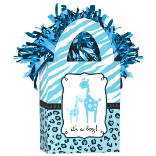 Safari Blue Mini Tote Balloon Wght 5.7Oz