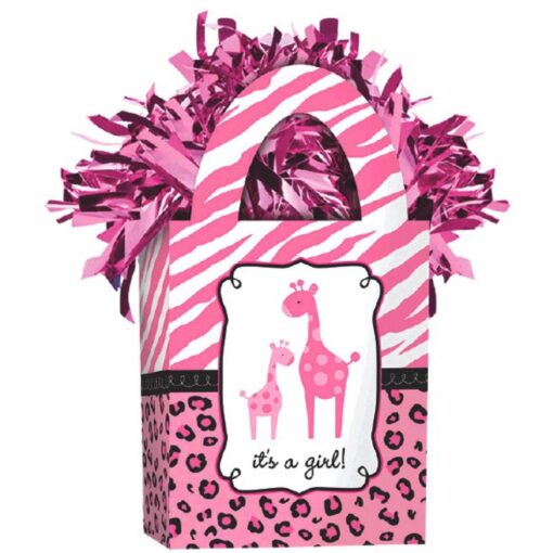 Safari Pink Mini Tote Balloon Wght 5.7Oz