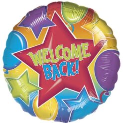 18" RND Welcome Back Festive Foil BLN