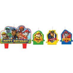 Paw Patrol Bday Candle Set 4PCS