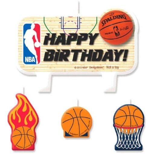 Nba Basketball Candle Set 4Pcs