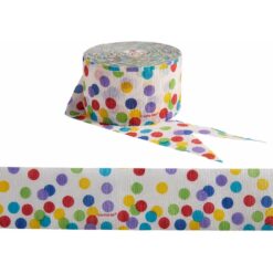 Multi Dots Crepe Streamer 81FT