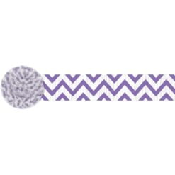 Purple Chevron Crepe Streamer 81FT