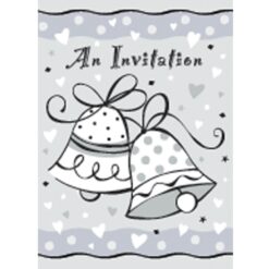 Wedding Bells Invitations 8CT