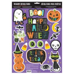 Glitter Window Decor Hallo-Ween Friends