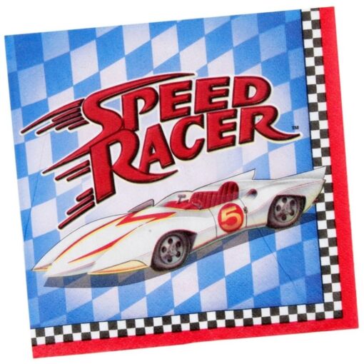 Speed Racer Napkin Beverage 16Ct