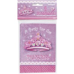 Princess Birthday Invites 8CT