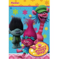 Trolls Loot Bags 8CT 9"x6.5"