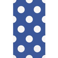 Royal Blue Dots Napkins Guest 16CT