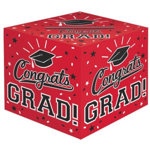 Red Grad Card Box