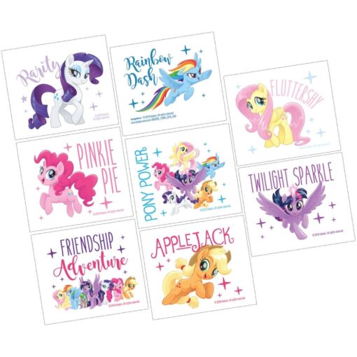 My Little Pony Temp Tattoos