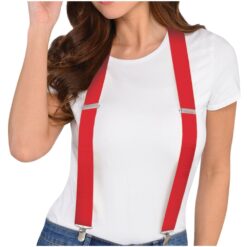 Suspenders Red