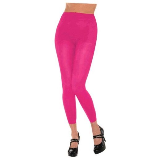 Hot Pink Tights Footless