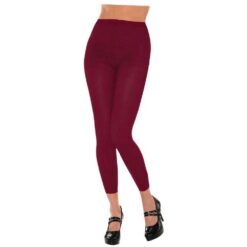 Tights Burgundy Footless Adult