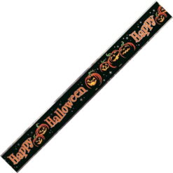 Happy Halloween Pumpkin Foil Banner 12FT