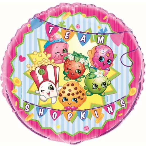 18&Quot; Rnd Shopkins Foil Balloon