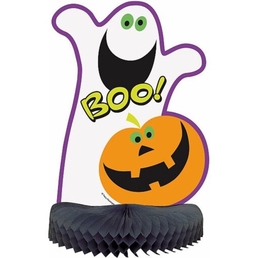 Pumpkin Boo Centerpiece 10&Quot;