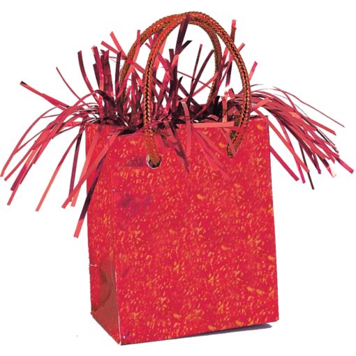 Red Prism Mini Giftbag Balloon Weight