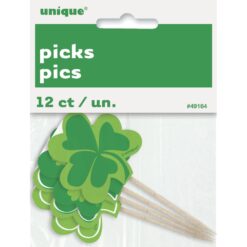 Shamrock Decal Picks 3.5" 8CT