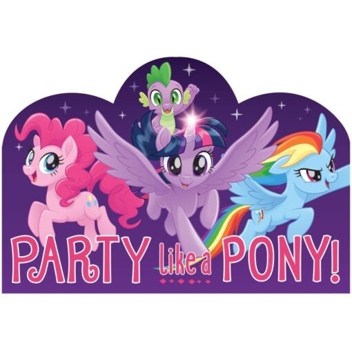 My Little Pony Postcard Invites 8Ct