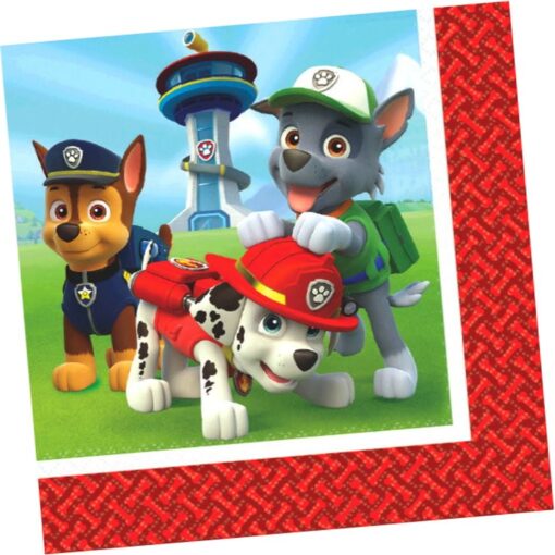 Paw Patrol Napkins Lunch 16Ct