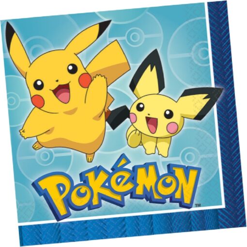 Pokemon Napkins Lunch 16Ct