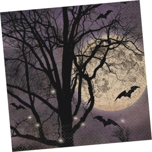 Spooky Night Napkins Lunch 16Ct