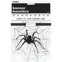 Spider Web Cut Out Paper Banner 7FT