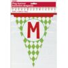 Christmas Pattern PPR Flag Banner 14FT