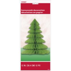 Christmas Tree Hnycmb Centerpiece 12"