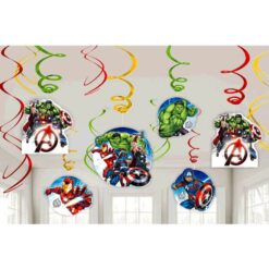 Epic Avengers Swirl Decor 12PCS