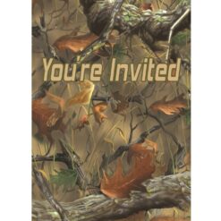 Hunting Camo Invites 8CT