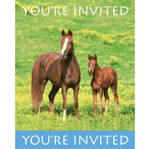 Wild Horses Invites 8Ct