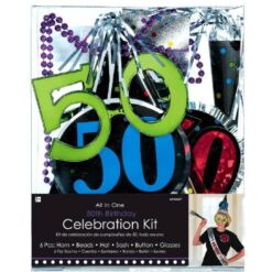 50th Birthday Party Kit 6PCS