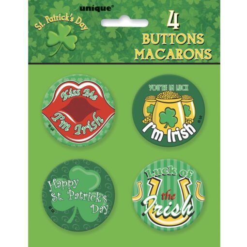 St Patrick'S Day Pins 4Ct