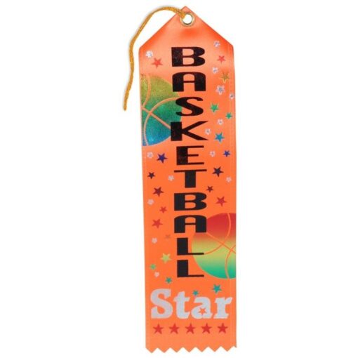 Basketball Star Award Ribbon