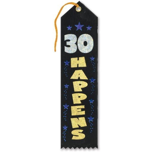 30 Happens Award Ribbon