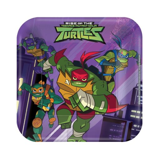 Tmnt Rise Up Pates Sqr 7&Quot; 8Ct