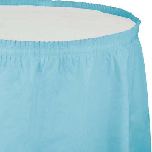 Pastel Blue Tableskirt 14Ft