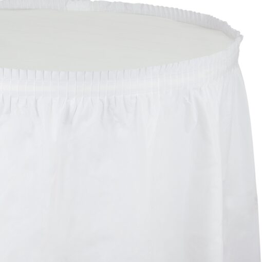 White Tableskirt 14Ft