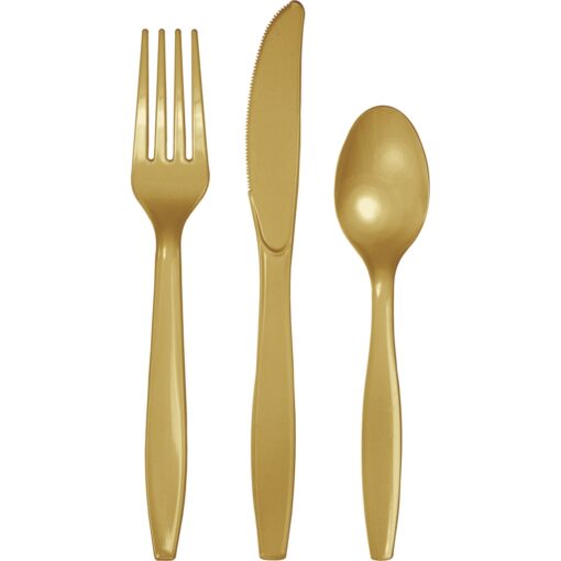 G Gold Cutlery Astd 24Ct