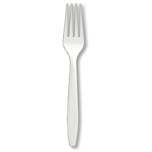 White Cutlery Forks 24Ct