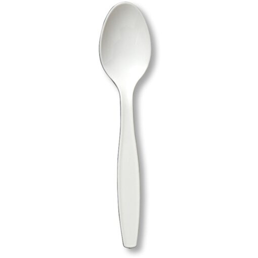 White Cutlery Spoons 24Ct