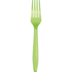 Fresh Lime Cutlery Forks 24CT