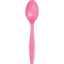 Candy Pink Cutlery Spoons 24CT