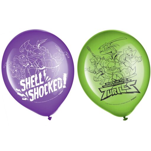 Tmnt Balloons 12&Quot; 6Ct Ltx