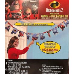 Incredibles 2 Add-An-Age Jumbo Banner