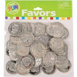 Goldtone Plastic Coins 144PCS
