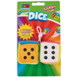 Mini Neon Plush Dice