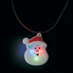 Santa Necklace, Lights Up